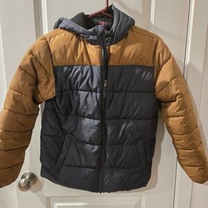 Two-Tone Puffer Jacket